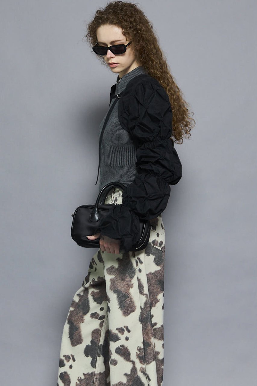 【メゾンスペシャル/MAISON SPECIAL】のTulle Layered Shirring Bolero/チュールレイヤードシャーリングボレロ 人気、トレンドファッション・服の通販 founy(ファニー) 　ファッション　Fashion　レディースファッション　Fashion for Women　アウター　Coat / Outerwear Collection　ボレロ・ショート丈ジャケット / ドレス羽織りに　Boleros & Short Jackets　トップス・カットソー　Cut & Sew Tops　シャツ・ブラウス・オフィスカジュアル　Elegant Blouses & Button-Ups　2025年　2025　2025-2026秋冬・A/W　Autumn/Winter 2025–26 AW25–26　オレンジ　Orange　コンパクト　Compact, Small Size　スリーブ　Sleeve, Long Sleeve / Short Sleeve　タフタ　Taffeta, Structured Fabric　チェック　Check, Plaid, Tartan　チュール　Tulip, Tulip Motif　ボレロ　Bolero, Short Cardigan　ロング　Long, Long-Length　無地　Plain, Solid Color　A/W・秋冬　Autumn/Winter　other-3|ID: prp329100004631637 ipo3291000000033328584