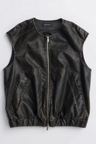 【メゾンスペシャル/MAISON SPECIAL】のVegan Leather Vest/ヴィーガンレザーベスト 人気、トレンドファッション・服の通販 founy(ファニー) ファッション Fashion レディースファッション Fashion for Women アウター Coat / Outerwear Collection レディースジャケット・軽アウター Jackets インナー Innerwear ギャザー Gathered, Ruffled 軽量 Lightweight, Ultra Light ジップ Zip, Zipper ジャケット Jacket, Outerwear バランス Balance, Style Balance フロント Front, Front Design ベスト Vest, Waistcoat 羽織 Haori, Light Jacket メタリック Metallic, Shiny Finish モダン Modern, Contemporary リアル Real, Realistic A/W・秋冬 Autumn/Winter 2025年 2025 2025-2026秋冬・A/W Autumn/Winter 2025–26 AW25–26 thumbnail BRN(ブラウン)|ID: prp329100004631641 ipo3291000000033328637
