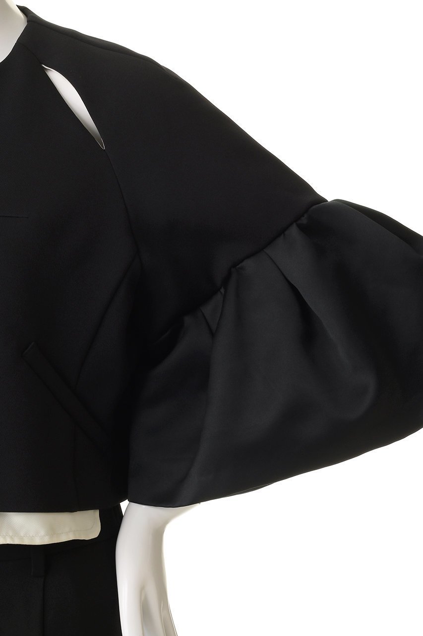 【メゾンスペシャル/MAISON SPECIAL】のDome Sleeve Zip Jacket/ドームスリーブジップジャケット 人気、トレンドファッション・服の通販 founy(ファニー) 　ファッション　Fashion　レディースファッション　Fashion for Women　アウター　Coat / Outerwear Collection　レディースジャケット・軽アウター　Jackets　2025年　2025　2025-2026秋冬・A/W　Autumn/Winter 2025–26 AW25–26　おすすめ　Recommended / Our Picks　インナー　Innerwear　オケージョン　Occasion Wear　カーディガン　Cardigan, Knitwear　コンシャス　Conscious, Bodycon　コンパクト　Compact, Small Size　サテン　Satin, Glossy Fabric　ジップ　Zip, Zipper　ジャケット　Jacket, Outerwear　ダブル　Double, Double-Breasted　A/W・秋冬　Autumn/Winter　羽織　Haori, Light Jacket　other-6|ID: prp329100004631643 ipo3291000000033328673