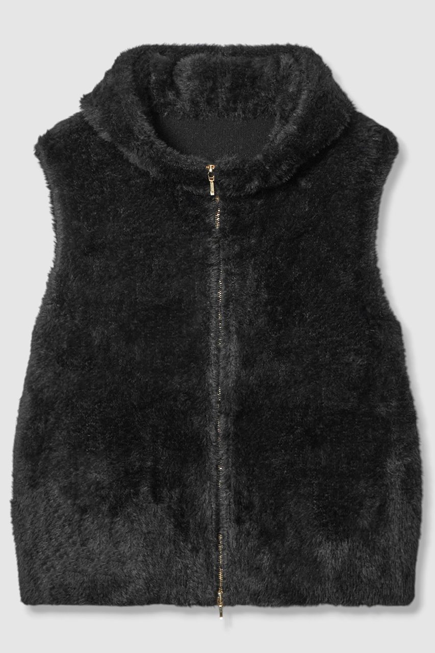 【アナイ/ANAYI】のフェザーフーディジレ インテリア・キッズ・メンズ・レディースファッション・服の通販 founy(ファニー) 　ファッション　Fashion　レディースファッション　Fashion for Women　アウター　Coat / Outerwear Collection　レディースジャケット・軽アウター　Jackets　2025年　2025　2025-2026秋冬・A/W　Autumn/Winter 2025–26 AW25–26　ジャケット　Jacket, Outerwear　ストレッチ　Stretch, Stretchy Fabric　バランス　Balance, Style Balance　フェザーヤーン　Feather Yarn, Fluffy Yarn　フェミニン　Feminine, Girly　ブルゾン　Blouson, Bomber Jacket　ベスト　Vest, Waistcoat　ライナー　Liner, Inner Layer　A/W・秋冬　Autumn/Winter　軽量　Lightweight, Ultra Light　ブラック|ID: prp329100004631644 ipo3291000000033328679