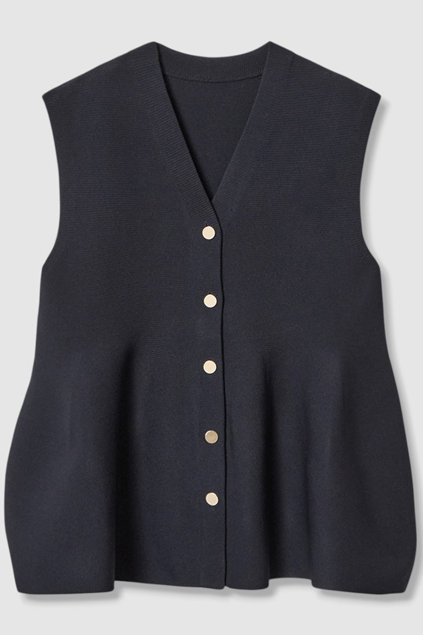 【アルアバイル/allureville】のペプラムジレ インテリア・キッズ・メンズ・レディースファッション・服の通販 founy(ファニー) 　ファッション　Fashion　レディースファッション　Fashion for Women　アウター　Coat / Outerwear Collection　レディースジャケット・軽アウター　Jackets　おすすめ　Recommended / Our Picks　ジャケット　Jacket, Outerwear　タイトスカート　Pencil Skirt, Tight Skirt　ベスト　Vest, Waistcoat　ペプラム　Peplum, Flared Hem　ミドル　Middle Length, Mid Height　ネイビー|ID: prp329100004631645 ipo3291000000035966085