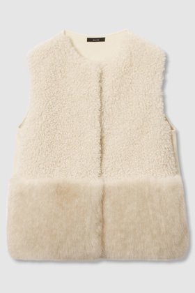 【アルアバイル/allureville】 フェイクボアコンビニットジレ人気、トレンドファッション・服の通販 founy(ファニー) ファッション Fashion レディースファッション Fashion for Women アウター Coat / Outerwear Collection レディースジャケット・軽アウター Jackets 2025年 2025 2025-2026秋冬・A/W Autumn/Winter 2025–26 AW25–26 コンパクト Compact, Small Size ジャケット Jacket, Outerwear スポーティ Sporty, Casual Athletic ドット Polka Dot, Dot Pattern フォックス Fox, Fox Fur ベスト Vest, Waistcoat A/W・秋冬 Autumn/Winter |ID:prp329100004631646