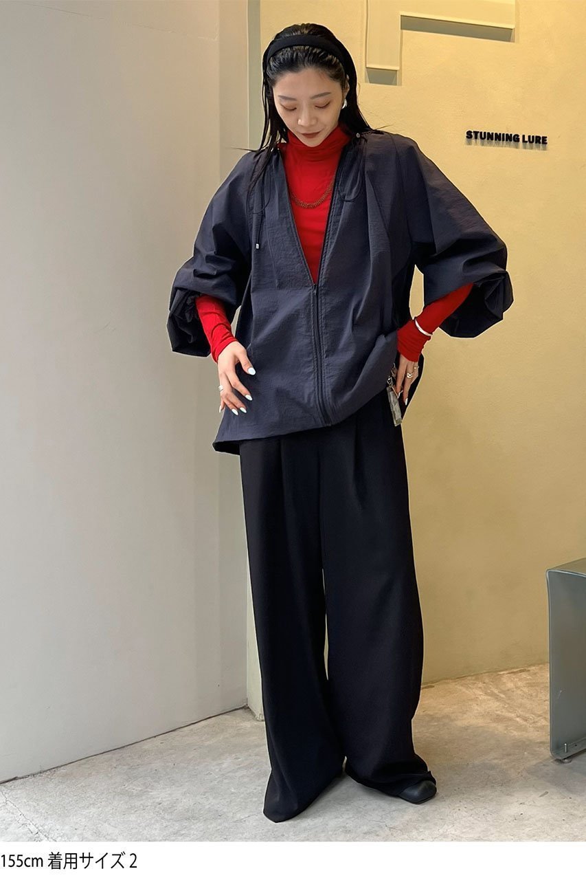 【スタニングルアー/STUNNING LURE】のrドローストリングトップス 人気、トレンドファッション・服の通販 founy(ファニー) 　ファッション　Fashion　レディースファッション　Fashion for Women　アウター　Coat / Outerwear Collection　レディースジャケット・軽アウター　Jackets　ブルゾンジャケット・スポーティアウター　Blouson Jackets　エアリー　Airy Texture　ギャザー　Gathered, Ruffled　シアー　Sheer, See-Through　ジャケット　Jacket, Outerwear　ストレッチ　Stretch, Stretchy Fabric　スリーブ　Sleeve, Long Sleeve / Short Sleeve　フォルム　Silhouette, Form　ブルゾン　Blouson, Bomber Jacket　旅行　Travel　other-7|ID: prp329100004631649 ipo3291000000033328746