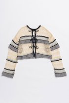 【メゾンスペシャル/MAISON SPECIAL】の2way Ribbon Cardigan/2WAYリボンカーディガン 人気、トレンドファッション・服の通販 founy(ファニー) ファッション Fashion レディースファッション Fashion for Women トップス・カットソー Cut & Sew Tops ニット Knit Tops & Sweaters カーディガン・羽織り Layered Style Cardigans 2025年 2025 2025-2026秋冬・A/W Autumn/Winter 2025–26 AW25–26 おすすめ Recommended / Our Picks カラフル Colorful Design カーディガン Cardigan, Knitwear ショート Short, Short Length タンク Tank Top, Sleeveless Top タートルネック Turtleneck, High Neck バランス Balance, Style Balance リボン Ribbon, Bow 冬 Winter / This Winter 秋 Autumn A/W・秋冬 Autumn/Winter thumbnail IVR(アイボリー)|ID: prp329100004631651 ipo3291000000033328768