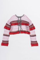 【メゾンスペシャル/MAISON SPECIAL】の2way Ribbon Cardigan/2WAYリボンカーディガン 人気、トレンドファッション・服の通販 founy(ファニー) ファッション Fashion レディースファッション Fashion for Women トップス・カットソー Cut & Sew Tops ニット Knit Tops & Sweaters カーディガン・羽織り Layered Style Cardigans 2025年 2025 2025-2026秋冬・A/W Autumn/Winter 2025–26 AW25–26 おすすめ Recommended / Our Picks カラフル Colorful Design カーディガン Cardigan, Knitwear ショート Short, Short Length タンク Tank Top, Sleeveless Top タートルネック Turtleneck, High Neck バランス Balance, Style Balance リボン Ribbon, Bow 冬 Winter / This Winter 秋 Autumn A/W・秋冬 Autumn/Winter thumbnail PNK(ピンク)|ID: prp329100004631651 ipo3291000000033328772