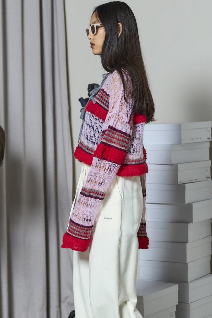 【メゾンスペシャル/MAISON SPECIAL】の2way Ribbon Cardigan/2WAYリボンカーディガン 人気、トレンドファッション・服の通販 founy(ファニー) 　ファッション　Fashion　レディースファッション　Fashion for Women　トップス・カットソー　Cut & Sew Tops　ニット　Knit Tops & Sweaters　カーディガン・羽織り　Layered Style Cardigans　2025年　2025　2025-2026秋冬・A/W　Autumn/Winter 2025–26 AW25–26　おすすめ　Recommended / Our Picks　カラフル　Colorful Design　カーディガン　Cardigan, Knitwear　ショート　Short, Short Length　タンク　Tank Top, Sleeveless Top　タートルネック　Turtleneck, High Neck　バランス　Balance, Style Balance　リボン　Ribbon, Bow　冬　Winter / This Winter　秋　Autumn　A/W・秋冬　Autumn/Winter　other-6|ID: prp329100004631651 ipo3291000000033328779