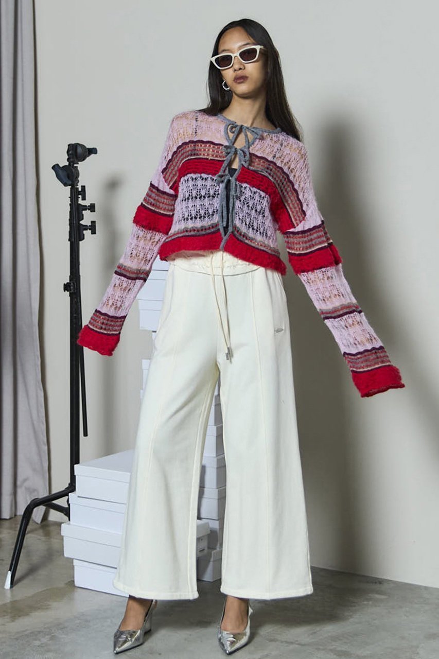 【メゾンスペシャル/MAISON SPECIAL】の2way Ribbon Cardigan/2WAYリボンカーディガン 人気、トレンドファッション・服の通販 founy(ファニー) 　ファッション　Fashion　レディースファッション　Fashion for Women　トップス・カットソー　Cut & Sew Tops　ニット　Knit Tops & Sweaters　カーディガン・羽織り　Layered Style Cardigans　2025年　2025　2025-2026秋冬・A/W　Autumn/Winter 2025–26 AW25–26　おすすめ　Recommended / Our Picks　カラフル　Colorful Design　カーディガン　Cardigan, Knitwear　ショート　Short, Short Length　タンク　Tank Top, Sleeveless Top　タートルネック　Turtleneck, High Neck　バランス　Balance, Style Balance　リボン　Ribbon, Bow　冬　Winter / This Winter　秋　Autumn　A/W・秋冬　Autumn/Winter　other-8|ID: prp329100004631651 ipo3291000000033328784