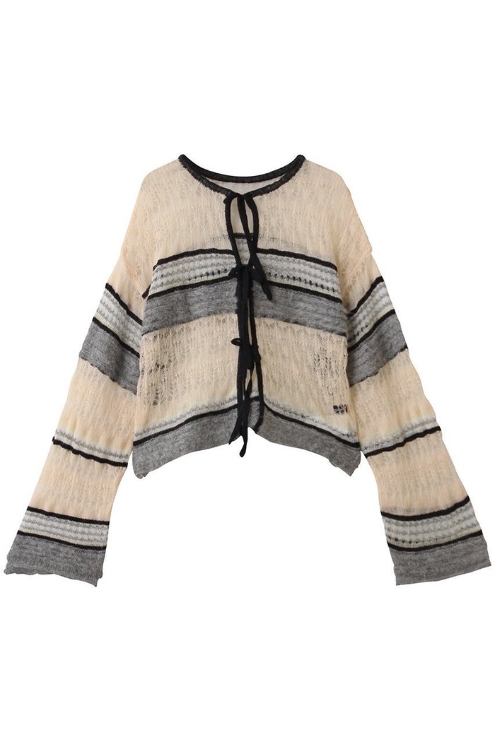 【メゾンスペシャル/MAISON SPECIAL】の2way Ribbon Cardigan/2WAYリボンカーディガン インテリア・キッズ・メンズ・レディースファッション・服の通販 founy(ファウニー) https://founy.com/ ファッション Fashion レディースファッション Fashion for Women トップス・カットソー Cut & Sew Tops ニット Knit Tops & Sweaters カーディガン・羽織り Layered Style Cardigans おすすめ Recommended / Our Picks カラフル Colorful Design カーディガン Cardigan, Knitwear ショート Short, Short Length タンク Tank Top, Sleeveless Top タートルネック Turtleneck, High Neck バランス Balance, Style Balance リボン Ribbon, Bow 冬 Winter / This Winter 秋 Autumn |ID: prp329100004631651 ipo3291000000036753262