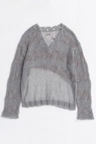 【メゾンスペシャル/MAISON SPECIAL】のV-neck Low Gauge Pullover Knit/Vネックローゲージプルオーバーニット 人気、トレンドファッション・服の通販 founy(ファニー) ファッション Fashion レディースファッション Fashion for Women トップス・カットソー Cut & Sew Tops ニット Knit Tops & Sweaters カジュアルプルオーバー・ニットトップス Pullovers & Knit Tops / Casual Pullovers Vネックトップス V-Neck Tops / V-Cut Neckline Shirts 2025年 2025 2025-2026秋冬・A/W Autumn/Winter 2025–26 AW25–26 おすすめ Recommended / Our Picks シアー Sheer, See-Through タンク Tank Top, Sleeveless Top A/W・秋冬 Autumn/Winter thumbnail GRY(グレー)|ID: prp329100004631652 ipo3291000000033328787