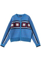 【メゾンスペシャル/MAISON SPECIAL】のCrochet Motif Zip Knit Cardigan/クロシェモチーフジップニットカーデ BLU(ブルー)|ID: prp329100004631653 ipo3291000000035797944