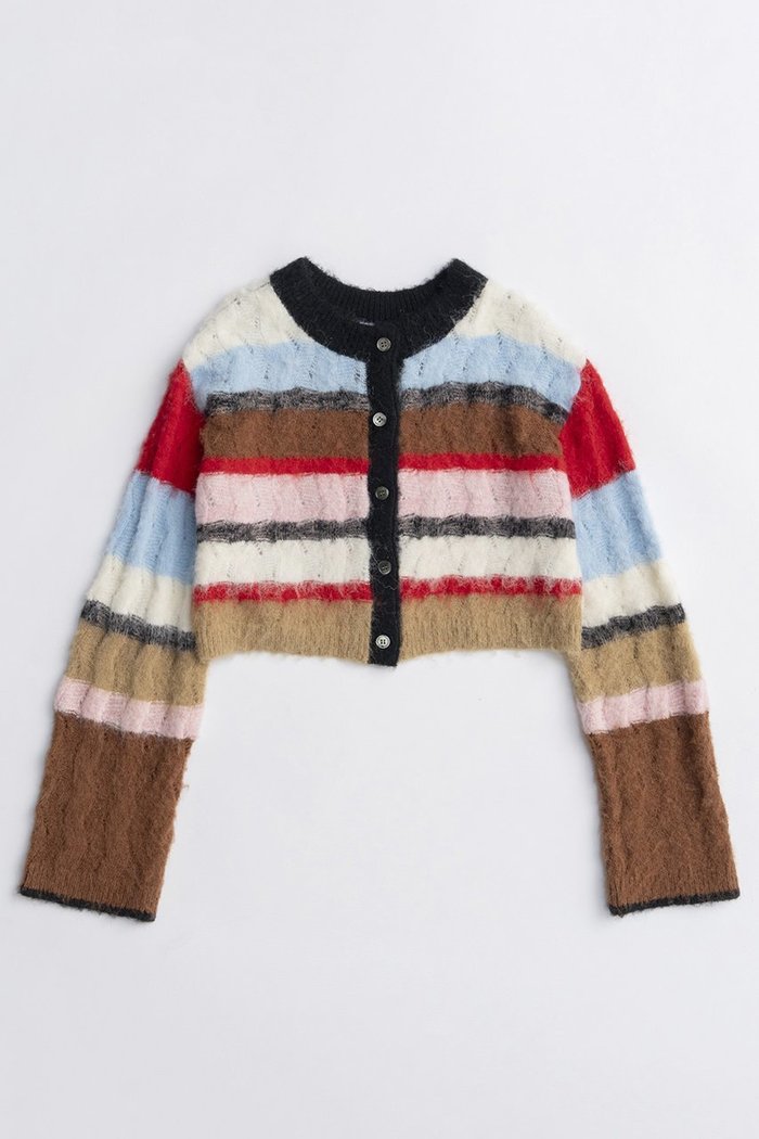 【メゾンスペシャル/MAISON SPECIAL】の2way Neck Multi Border Knit Tops/2WAYネックマルチボーダーニットトップス インテリア・キッズ・メンズ・レディースファッション・服の通販 founy(ファニー) https://founy.com/ ファッション Fashion レディースファッション Fashion for Women トップス・カットソー Cut & Sew Tops ニット Knit Tops & Sweaters カジュアルプルオーバー・ニットトップス Pullovers & Knit Tops / Casual Pullovers 2025年 2025 2025-2026秋冬・A/W Autumn/Winter 2025–26 AW25–26 ジャケット Jacket, Outerwear ボレロ Bolero, Short Cardigan ロング Long, Long-Length A/W・秋冬 Autumn/Winter 透かし Cut-Out, Lacework |ID: prp329100004631654 ipo3291000000033328810