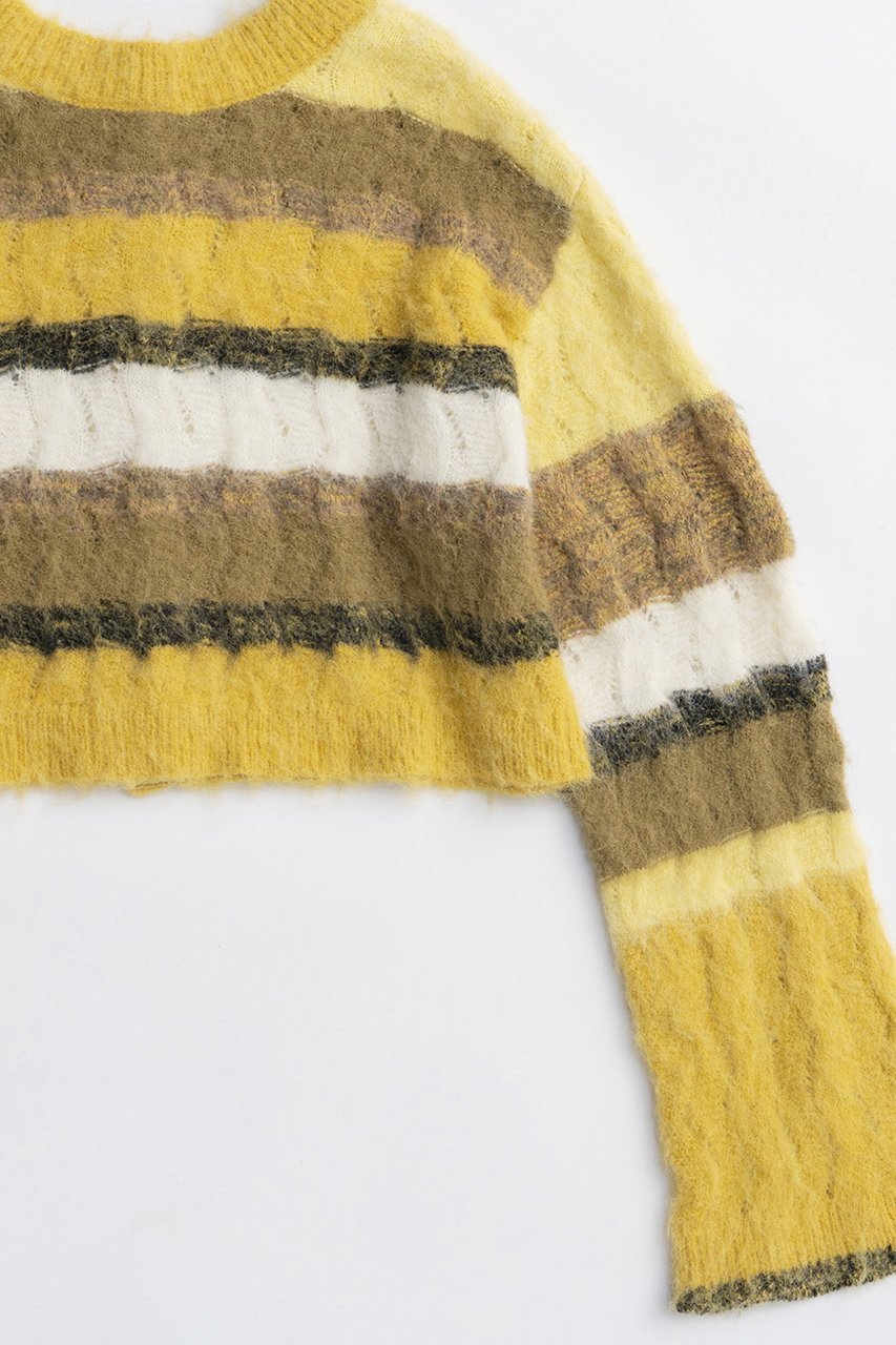 【メゾンスペシャル/MAISON SPECIAL】の2way Neck Multi Border Knit Tops/2WAYネックマルチボーダーニットトップス 人気、トレンドファッション・服の通販 founy(ファニー) 　ファッション　Fashion　レディースファッション　Fashion for Women　トップス・カットソー　Cut & Sew Tops　ニット　Knit Tops & Sweaters　カジュアルプルオーバー・ニットトップス　Pullovers & Knit Tops / Casual Pullovers　2025年　2025　2025-2026秋冬・A/W　Autumn/Winter 2025–26 AW25–26　ジャケット　Jacket, Outerwear　ボレロ　Bolero, Short Cardigan　ロング　Long, Long-Length　A/W・秋冬　Autumn/Winter　透かし　Cut-Out, Lacework　other-6|ID: prp329100004631654 ipo3291000000033328821