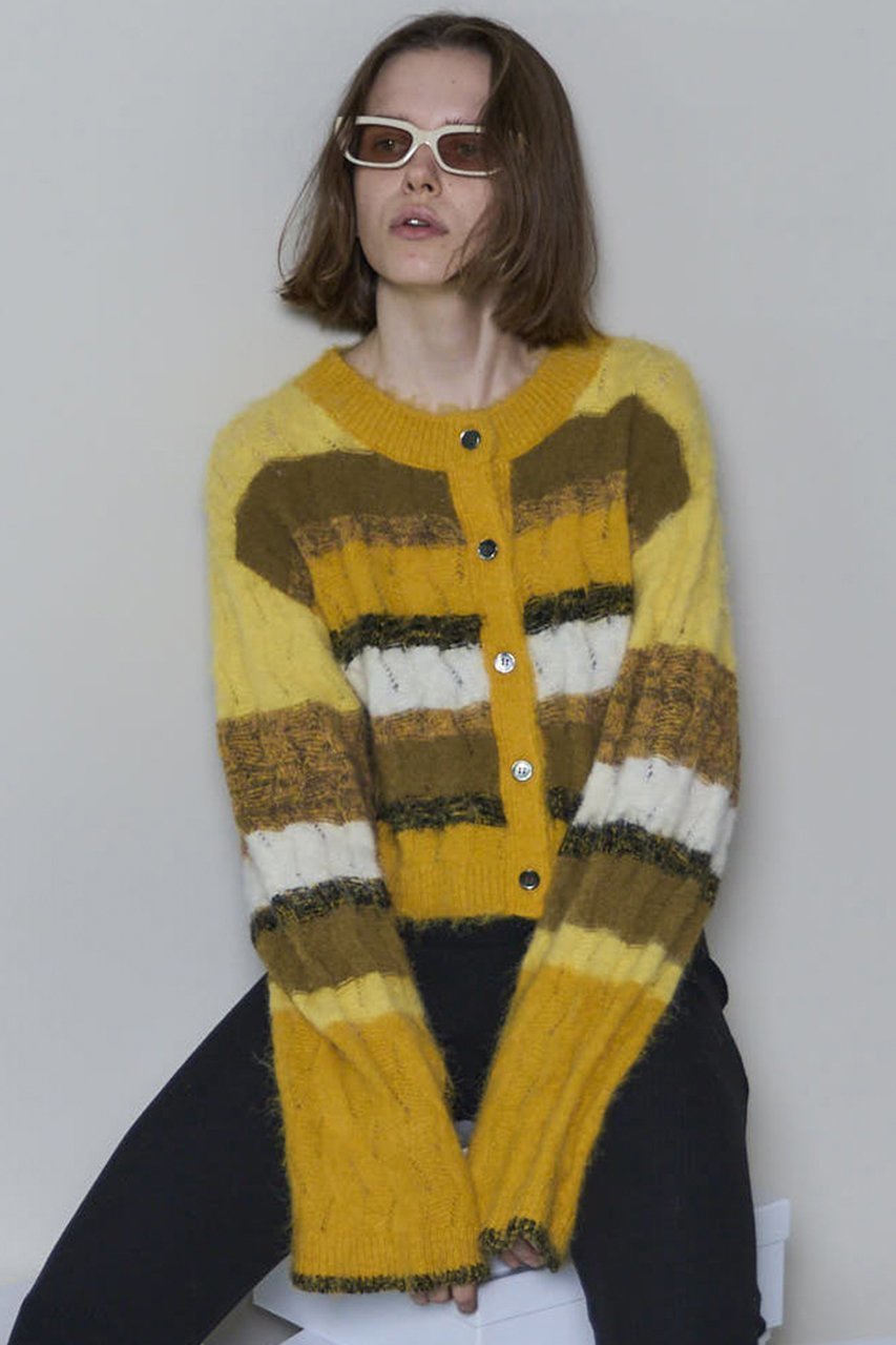 【メゾンスペシャル/MAISON SPECIAL】の2way Neck Multi Border Knit Tops/2WAYネックマルチボーダーニットトップス 人気、トレンドファッション・服の通販 founy(ファニー) 　ファッション　Fashion　レディースファッション　Fashion for Women　トップス・カットソー　Cut & Sew Tops　ニット　Knit Tops & Sweaters　カジュアルプルオーバー・ニットトップス　Pullovers & Knit Tops / Casual Pullovers　2025年　2025　2025-2026秋冬・A/W　Autumn/Winter 2025–26 AW25–26　ジャケット　Jacket, Outerwear　ボレロ　Bolero, Short Cardigan　ロング　Long, Long-Length　A/W・秋冬　Autumn/Winter　透かし　Cut-Out, Lacework　other-8|ID: prp329100004631654 ipo3291000000033328823