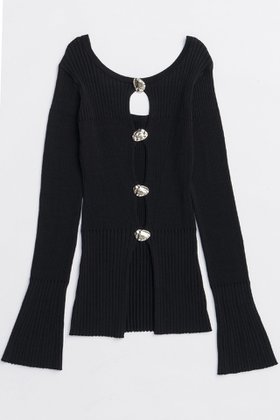 【メゾンスペシャル/MAISON SPECIAL】のButton Slit 2way Knit Tops/ボタンスリット2WAYニット 人気、トレンドファッション・服の通販 founy(ファニー) ファッション Fashion レディースファッション Fashion for Women トップス・カットソー Cut & Sew Tops ニット Knit Tops & Sweaters カジュアルプルオーバー・ニットトップス Pullovers & Knit Tops / Casual Pullovers 2025年 2025 2025-2026秋冬・A/W Autumn/Winter 2025–26 AW25–26 なめらか Smooth, Silky Texture インナー Innerwear スリット Slit, Slit Detail スリーブ Sleeve, Long Sleeve / Short Sleeve リュクス Luxury, Elegant, High-End, Chic ロング Long, Long-Length ワイドリブ Wide Rib, Wide Ribbed Knit A/W・秋冬 Autumn/Winter |ID:prp329100004631655