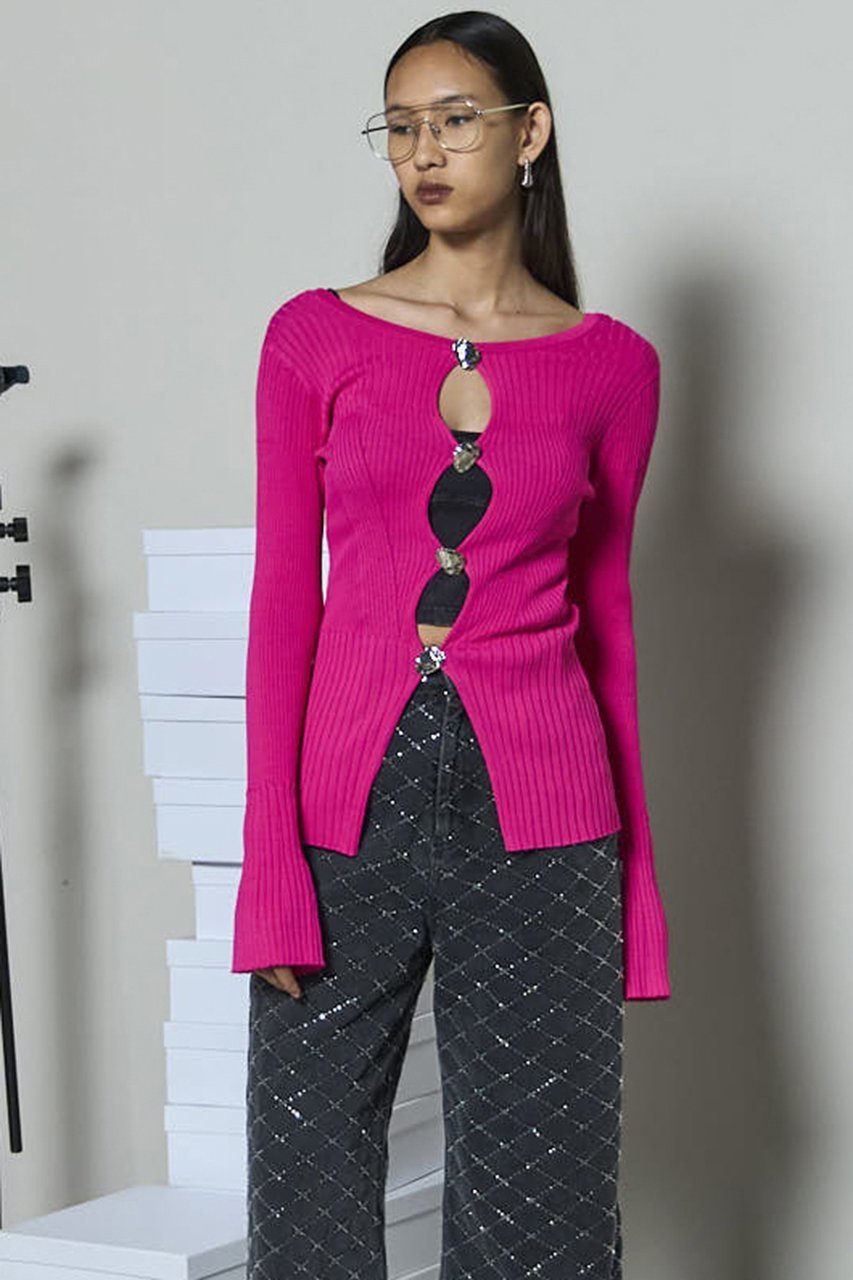 【メゾンスペシャル/MAISON SPECIAL】のButton Slit 2way Knit Tops/ボタンスリット2WAYニット 人気、トレンドファッション・服の通販 founy(ファニー) 　ファッション　Fashion　レディースファッション　Fashion for Women　トップス・カットソー　Cut & Sew Tops　ニット　Knit Tops & Sweaters　カジュアルプルオーバー・ニットトップス　Pullovers & Knit Tops / Casual Pullovers　2025年　2025　2025-2026秋冬・A/W　Autumn/Winter 2025–26 AW25–26　なめらか　Smooth, Silky Texture　インナー　Innerwear　スリット　Slit, Slit Detail　スリーブ　Sleeve, Long Sleeve / Short Sleeve　リュクス　Luxury, Elegant, High-End, Chic　ロング　Long, Long-Length　ワイドリブ　Wide Rib, Wide Ribbed Knit　A/W・秋冬　Autumn/Winter　other-5|ID: prp329100004631655 ipo3291000000033328835