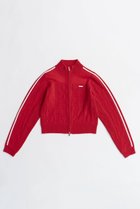【メゾンスペシャル/MAISON SPECIAL】のOpenwork Knit Track Jacket/透かし編みニットトラックジャケット 人気、トレンドファッション・服の通販 founy(ファニー) ファッション Fashion レディースファッション Fashion for Women クラシック Classic, Timeless Style ショート Short, Short Length シンプル Simple, Minimal セットアップ Set-Up, Coordinated Outfit 透かし Cut-Out, Lacework デニム Denim, Jeans Material トレンド Trend, Trending Now フェミニン Feminine, Girly フロント Front, Front Design モダン Modern, Contemporary A/W・秋冬 Autumn/Winter おすすめ Recommended / Our Picks エレガント 上品 Elegant 2025年 2025 2025-2026秋冬・A/W Autumn/Winter 2025–26 AW25–26 thumbnail RED(レッド)|ID: prp329100004631656 ipo3291000000033328845
