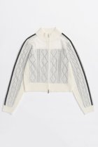 【メゾンスペシャル/MAISON SPECIAL】のOpenwork Knit Track Jacket/透かし編みニットトラックジャケット 人気、トレンドファッション・服の通販 founy(ファニー) ファッション Fashion レディースファッション Fashion for Women クラシック Classic, Timeless Style ショート Short, Short Length シンプル Simple, Minimal セットアップ Set-Up, Coordinated Outfit 透かし Cut-Out, Lacework デニム Denim, Jeans Material トレンド Trend, Trending Now フェミニン Feminine, Girly フロント Front, Front Design モダン Modern, Contemporary A/W・秋冬 Autumn/Winter おすすめ Recommended / Our Picks エレガント 上品 Elegant 2025年 2025 2025-2026秋冬・A/W Autumn/Winter 2025–26 AW25–26 thumbnail WHT(ホワイト)|ID: prp329100004631656 ipo3291000000033328846