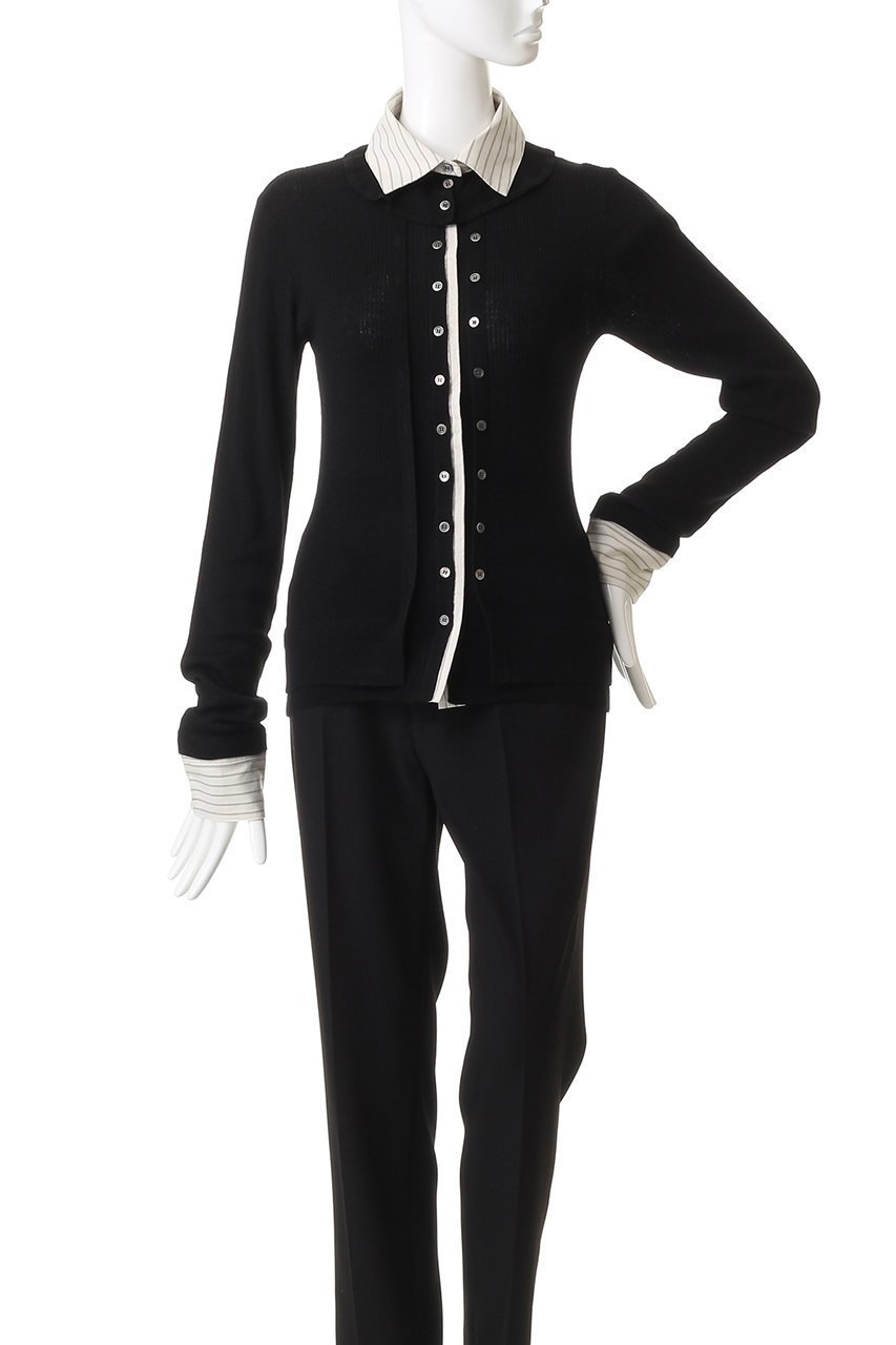 【メゾンスペシャル/MAISON SPECIAL】の2way Shirt Knit Docking Tops/2WAYシャツニット 人気、トレンドファッション・服の通販 founy(ファニー) ファッション Fashion レディースファッション Fashion for Women トップス・カットソー Cut & Sew Tops ニット Knit Tops & Sweaters シャツ・ブラウス・オフィスカジュアル Elegant Blouses & Button-Ups カジュアルプルオーバー・ニットトップス Pullovers & Knit Tops / Casual Pullovers なめらか Smooth, Silky Texture カフス Cuff Design クラシック Classic, Timeless Style ストライプ Stripe, Striped Pattern ドッキング Docking, Mixed Material ハーフ Half, Half-Length ボトム Bottoms, Lower Wear other-4|ID: prp329100004631662 ipo3291000000033745188