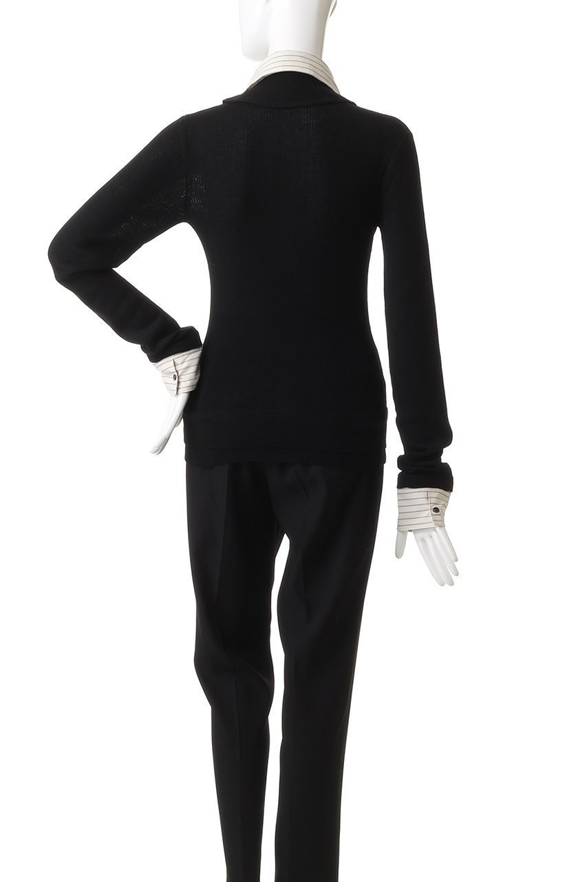 【メゾンスペシャル/MAISON SPECIAL】の2way Shirt Knit Docking Tops/2WAYシャツニット 人気、トレンドファッション・服の通販 founy(ファニー) ファッション Fashion レディースファッション Fashion for Women トップス・カットソー Cut & Sew Tops ニット Knit Tops & Sweaters シャツ・ブラウス・オフィスカジュアル Elegant Blouses & Button-Ups カジュアルプルオーバー・ニットトップス Pullovers & Knit Tops / Casual Pullovers なめらか Smooth, Silky Texture カフス Cuff Design クラシック Classic, Timeless Style ストライプ Stripe, Striped Pattern ドッキング Docking, Mixed Material ハーフ Half, Half-Length ボトム Bottoms, Lower Wear other-6|ID: prp329100004631662 ipo3291000000033745190