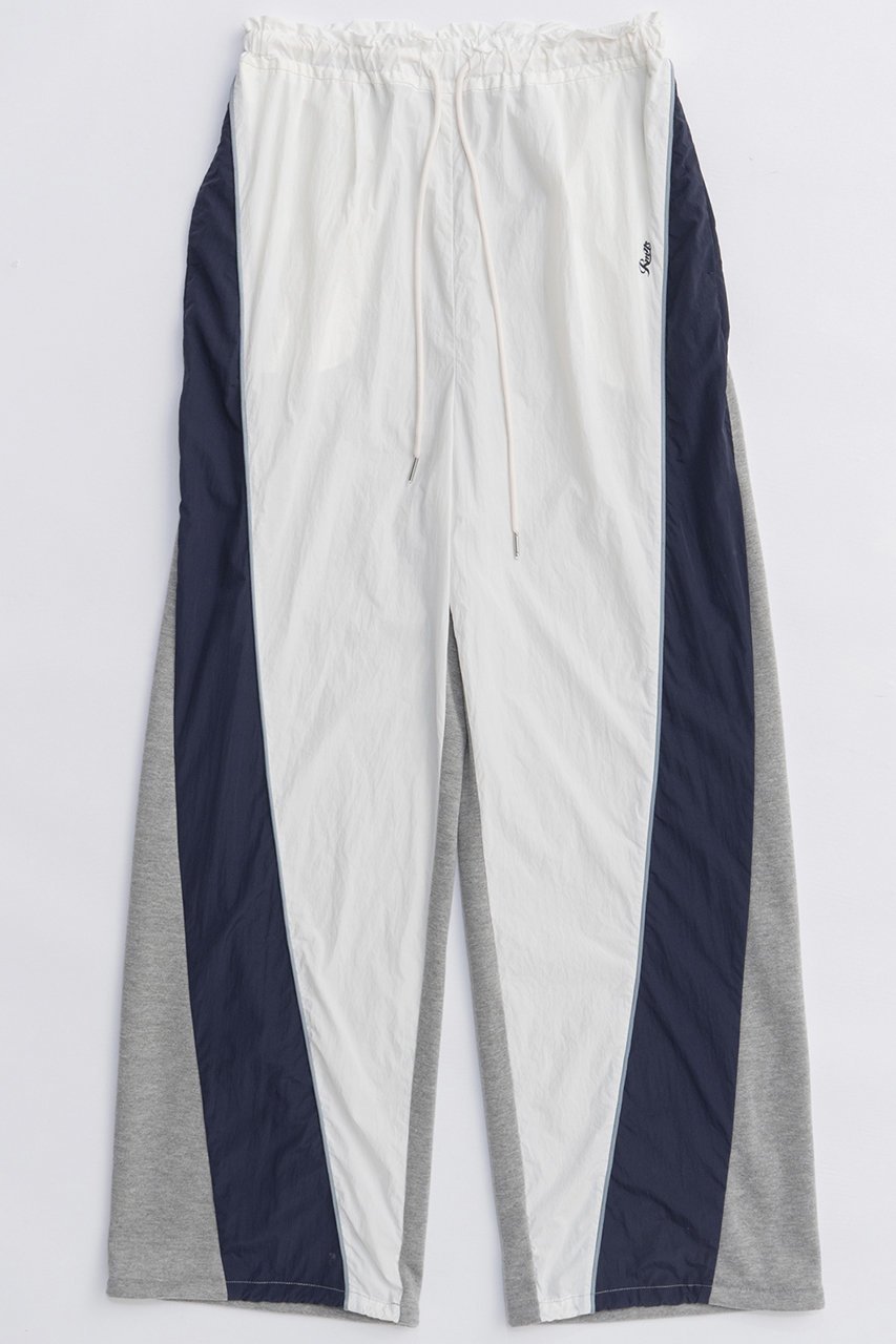 【メゾンスペシャル/MAISON SPECIAL】のNylon Docking Jersey Pants/ナイロンドッキングジャージパンツ インテリア・キッズ・メンズ・レディースファッション・服の通販 founy(ファニー) 　ファッション　Fashion　レディースファッション　Fashion for Women　パンツ　Pants & Trousers　2025年　2025　2025-2026秋冬・A/W　Autumn/Winter 2025–26 AW25–26　コンビ　Combo, Combination Style　スウェット / スエット　Sweatshirt, Sweatwear　スニーカー　Sneakers, Trainers　スポーティ　Sporty, Casual Athletic　ミックス　Mix, Mixed Style　リラックス　Relax, Relaxed Fit　A/W・秋冬　Autumn/Winter　IVR(アイボリー)|ID: prp329100004631669 ipo3291000000033328988