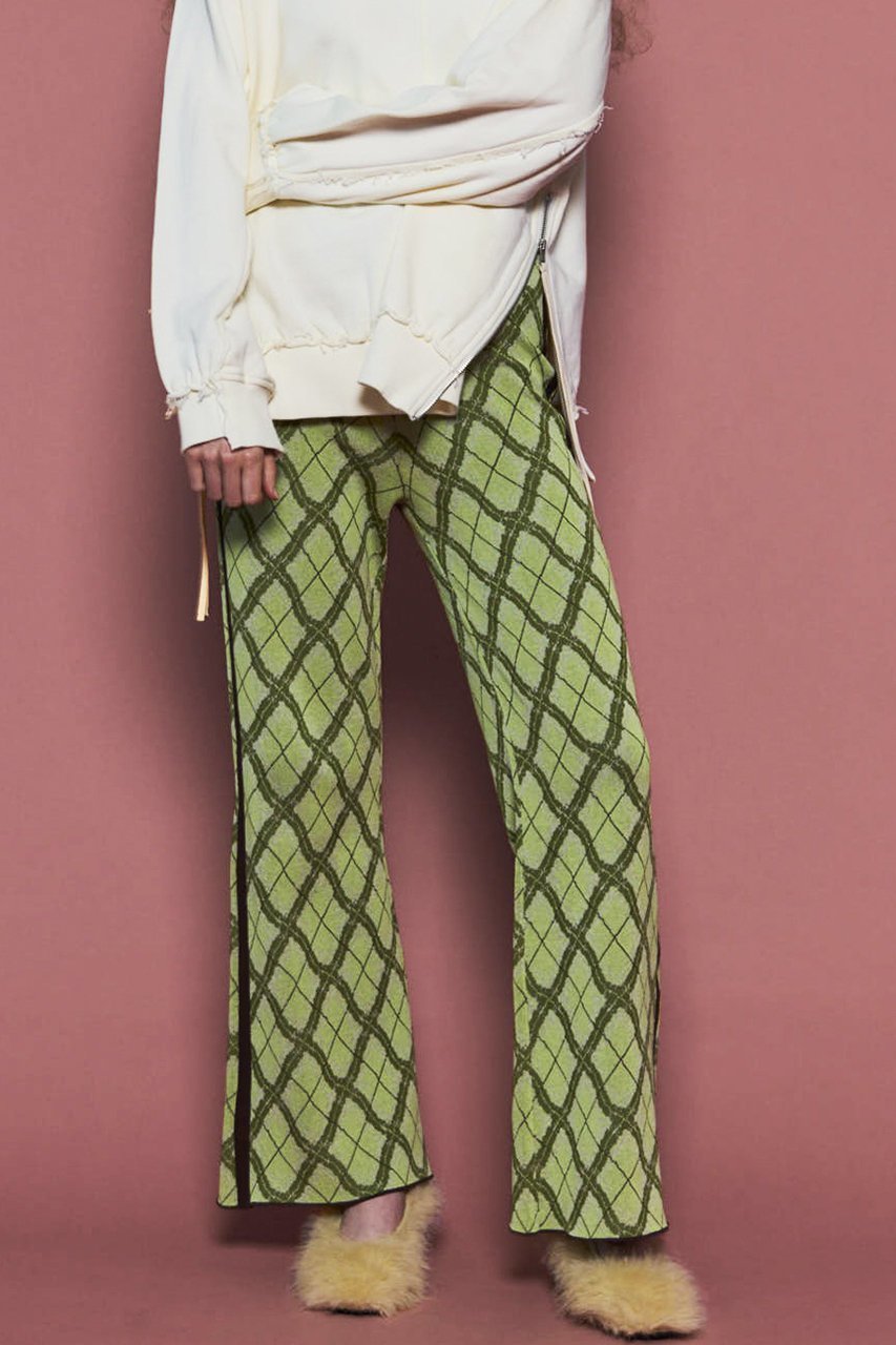 【メゾンスペシャル/MAISON SPECIAL】のPlaid Straight Knit Pants/チェックストレートニットパンツ 人気、トレンドファッション・服の通販 founy(ファニー) 　ファッション　Fashion　レディースファッション　Fashion for Women　パンツ　Pants & Trousers　2025年　2025　2025-2026秋冬・A/W　Autumn/Winter 2025–26 AW25–26　シンプル　Simple, Minimal　チェック　Check, Plaid, Tartan　フレア　Flare, Flared　ボトム　Bottoms, Lower Wear　秋　Autumn　A/W・秋冬　Autumn/Winter　other-6|ID: prp329100004631670 ipo3291000000033329008