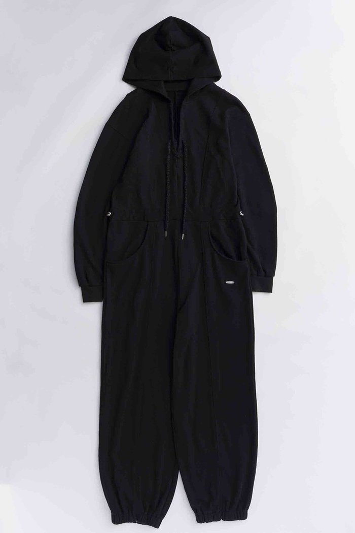 【メゾンスペシャル/MAISON SPECIAL】のLace Up Sweat Hood All-in-one/レースアップスウェットフードオールインワン インテリア・キッズ・メンズ・レディースファッション・服の通販 founy(ファニー) https://founy.com/ ファッション Fashion レディースファッション Fashion for Women パンツ Pants & Trousers 2025年 2025 2025-2026秋冬・A/W Autumn/Winter 2025–26 AW25–26 なめらか Smooth, Silky Texture スウェット / スエット Sweatshirt, Sweatwear ラップ Wrap, Wrap Design レース Lace, Lace Fabric 冬 Winter / This Winter A/W・秋冬 Autumn/Winter |ID: prp329100004631673 ipo3291000000033329042