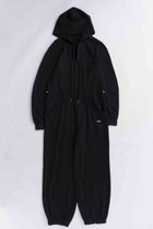【メゾンスペシャル/MAISON SPECIAL】のLace Up Sweat Hood All-in-one/レースアップスウェットフードオールインワン BLK(ブラック)|ID: prp329100004631673 ipo3291000000033329043