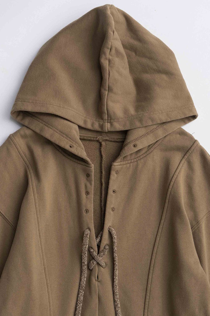 【メゾンスペシャル/MAISON SPECIAL】のLace Up Sweat Hood All-in-one/レースアップスウェットフードオールインワン 人気、トレンドファッション・服の通販 founy(ファニー) 　ファッション　Fashion　レディースファッション　Fashion for Women　パンツ　Pants & Trousers　2025年　2025　2025-2026秋冬・A/W　Autumn/Winter 2025–26 AW25–26　なめらか　Smooth, Silky Texture　スウェット / スエット　Sweatshirt, Sweatwear　ラップ　Wrap, Wrap Design　レース　Lace, Lace Fabric　冬　Winter / This Winter　A/W・秋冬　Autumn/Winter　other-3|ID: prp329100004631673 ipo3291000000033329048