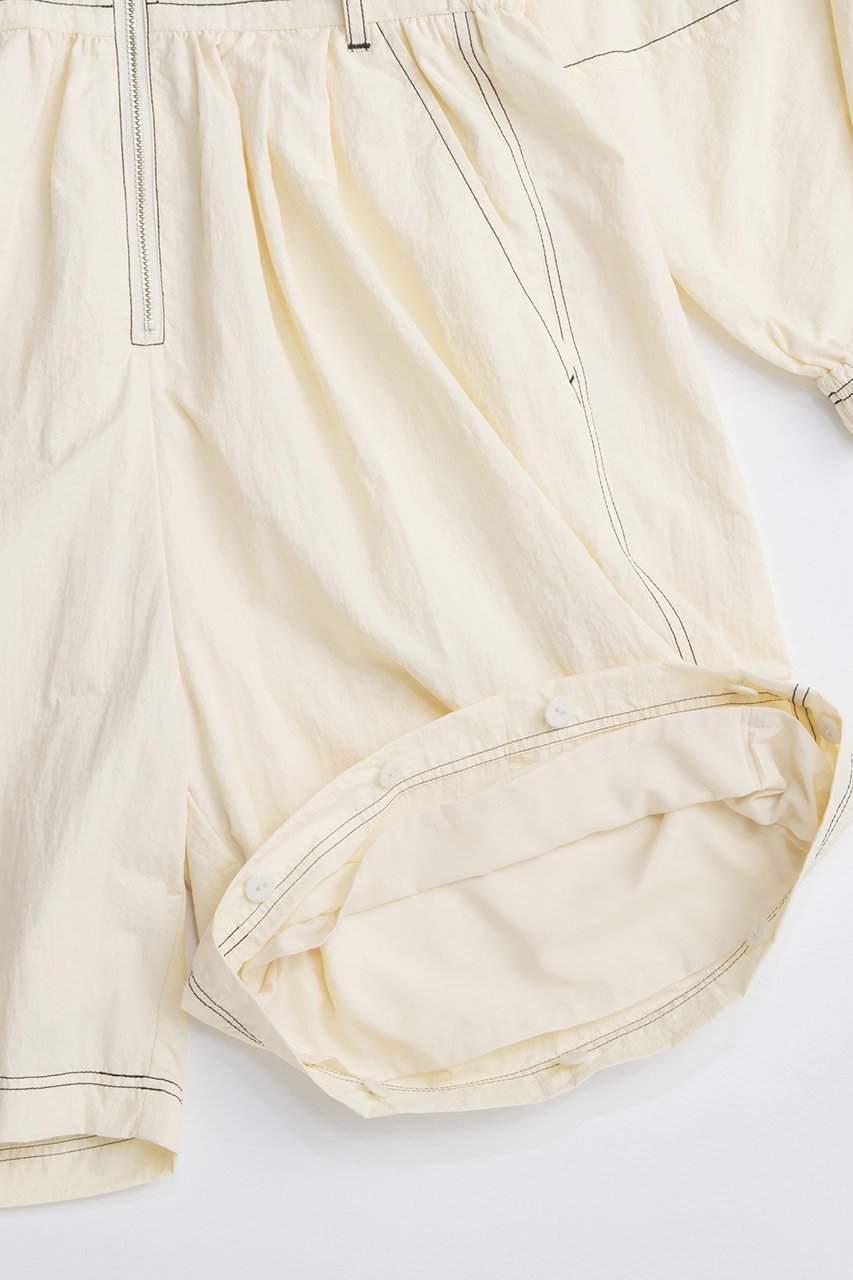 【メゾンスペシャル/MAISON SPECIAL】のMultiway Shirt All-in-one/マルチウェイオールインワン 人気、トレンドファッション・服の通販 founy(ファニー) 　ファッション　Fashion　レディースファッション　Fashion for Women　パンツ　Pants & Trousers　アウトドア　Outdoor Clothing　キャミソール　Camisole, Spaghetti Strap Top　ギャザー　Gathered, Ruffled　ジップ　Zip, Zipper　スタンド　Stand Collar, Upright Stand　トレンド　Trend, Trending Now　フェミニン　Feminine, Girly　フロント　Front, Front Design　ポケット　Pocket, Pocket Detail　ワーク　Workwear, Utility Style　A/W・秋冬　Autumn/Winter　旅行　Travel　2025年　2025　2025-2026秋冬・A/W　Autumn/Winter 2025–26 AW25–26　other-6|ID: prp329100004631674 ipo3291000000033329069