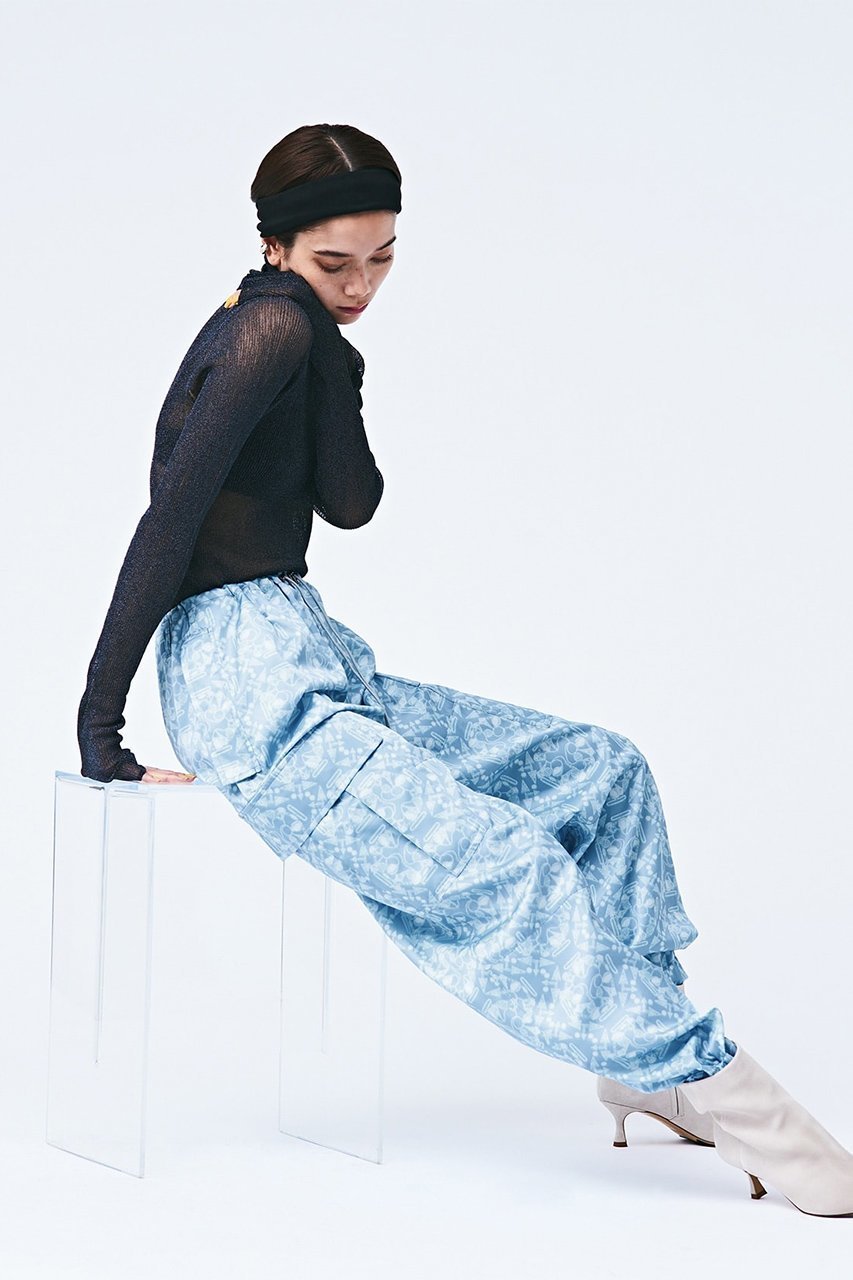 【スタニングルアー/STUNNING LURE】のサテンアーミーパンツ 人気、トレンドファッション・服の通販 founy(ファニー) 　ファッション　Fashion　レディースファッション　Fashion for Women　パンツ　Pants & Trousers　バランス　Balance, Style Balance　ボトム　Bottoms, Lower Wear　ミリタリー　Military, Army Style　エレガント 上品　Elegant　A/W・秋冬　Autumn/Winter　other-6|ID: prp329100004631678 ipo3291000000035639079