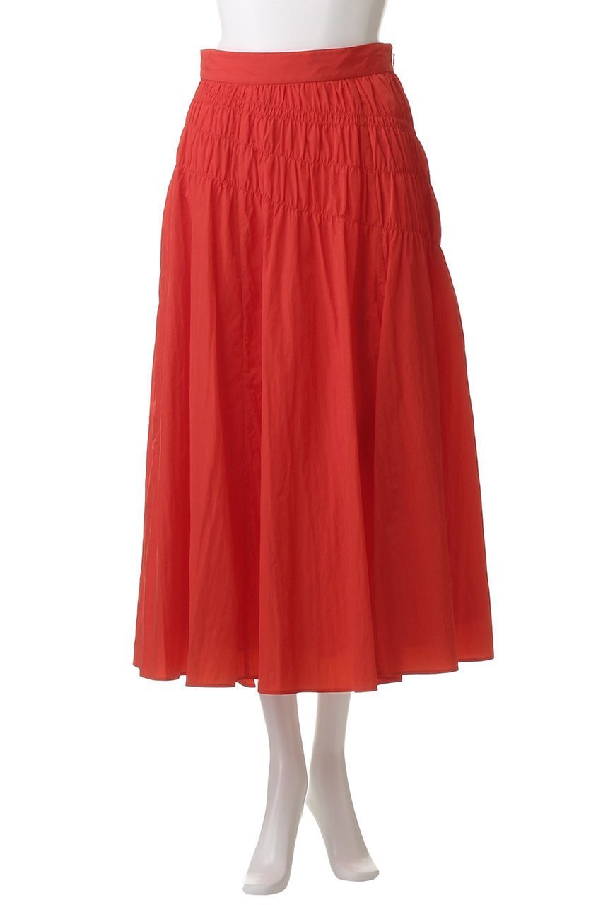 【アルアバイル/allureville】のナイロンタフタシャーリングスカート 人気、トレンドファッション・服の通販 founy(ファニー) 　ファッション　Fashion　レディースファッション　Fashion for Women　スカート　Skirts　ロングスカート　Long Skirts / Maxi & Midi Skirts　アシンメトリー　Asymmetrical Style　シャーリング　Shirring, Ruched　スウェット / スエット　Sweatshirt, Sweatwear　タフタ　Taffeta, Structured Fabric　トレンド　Trend, Trending Now　フィット　Fit, Slim Fit　ヘムライン　Hemline, Bottom Cut　ロング　Long, Long-Length　other-2|ID: prp329100004631681 ipo3291000000035798093