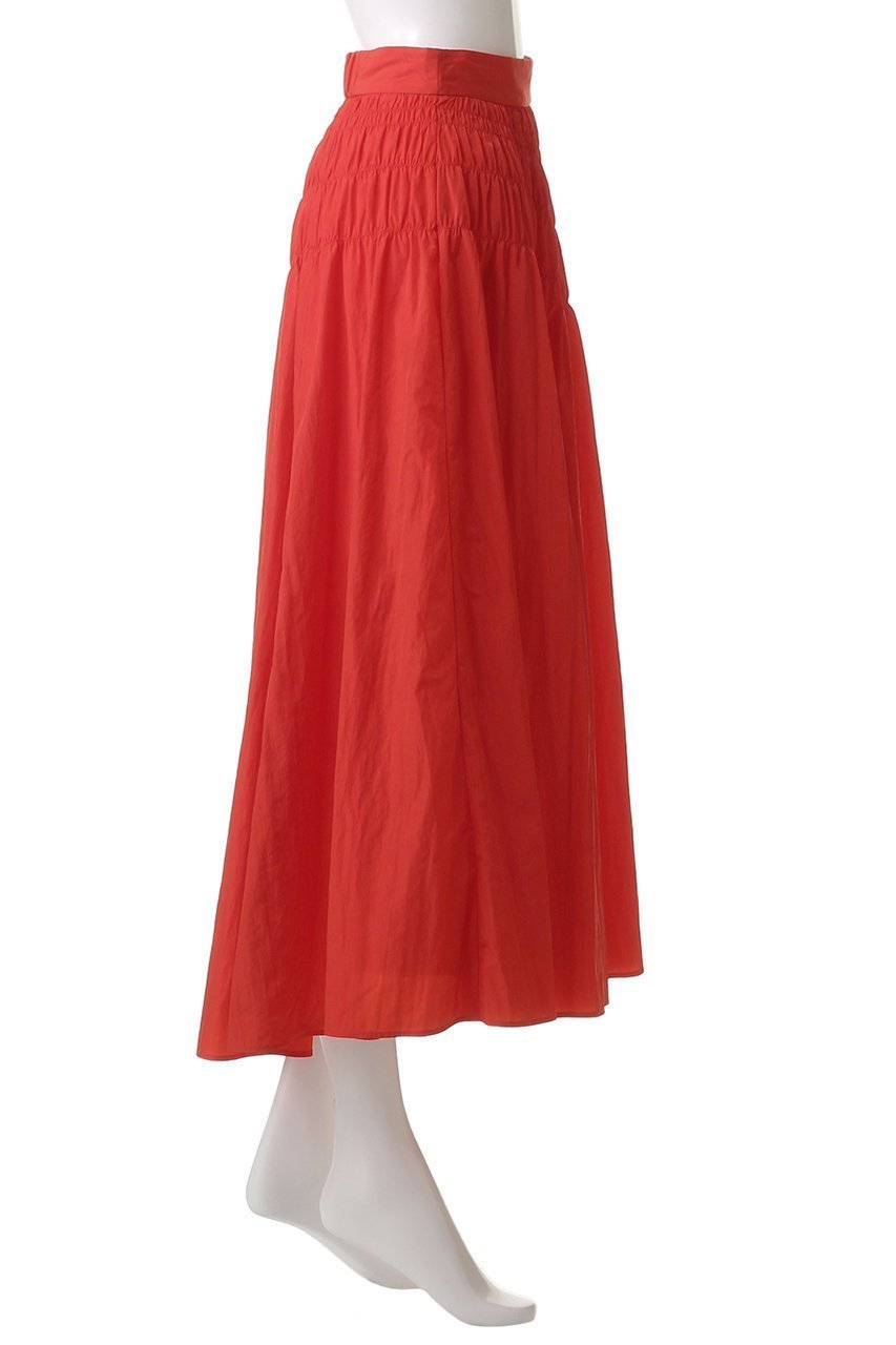 【アルアバイル/allureville】のナイロンタフタシャーリングスカート 人気、トレンドファッション・服の通販 founy(ファニー) 　ファッション　Fashion　レディースファッション　Fashion for Women　スカート　Skirts　ロングスカート　Long Skirts / Maxi & Midi Skirts　アシンメトリー　Asymmetrical Style　シャーリング　Shirring, Ruched　スウェット / スエット　Sweatshirt, Sweatwear　タフタ　Taffeta, Structured Fabric　トレンド　Trend, Trending Now　フィット　Fit, Slim Fit　ヘムライン　Hemline, Bottom Cut　ロング　Long, Long-Length　other-3|ID: prp329100004631681 ipo3291000000035798095