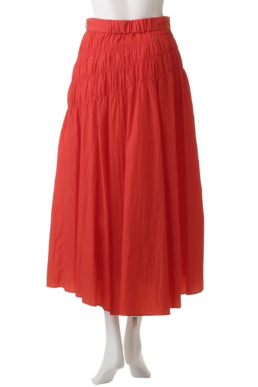 【アルアバイル/allureville】のナイロンタフタシャーリングスカート 人気、トレンドファッション・服の通販 founy(ファニー) 　ファッション　Fashion　レディースファッション　Fashion for Women　スカート　Skirts　ロングスカート　Long Skirts / Maxi & Midi Skirts　アシンメトリー　Asymmetrical Style　シャーリング　Shirring, Ruched　スウェット / スエット　Sweatshirt, Sweatwear　タフタ　Taffeta, Structured Fabric　トレンド　Trend, Trending Now　フィット　Fit, Slim Fit　ヘムライン　Hemline, Bottom Cut　ロング　Long, Long-Length　other-4|ID: prp329100004631681 ipo3291000000035798096