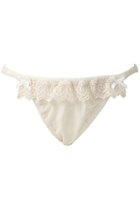 【ナナデコール/nanadecor】のローズマリーレースストリングショーツ ナチュラル|ID: prp329100004631699 ipo3291000000035651616