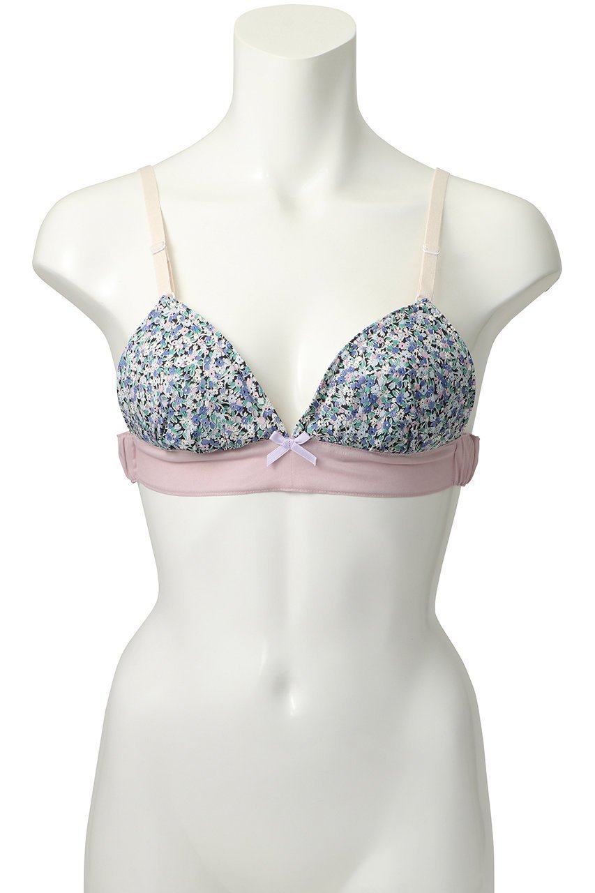 【ナナデコール/nanadecor】のリバティポッピングフラワートライアングルブラ 人気、トレンドファッション・服の通販 founy(ファニー) 　ファッション　Fashion　レディースファッション　Fashion for Women　下着・ランジェリー　Lingerie & Intimates　ブラジャー・ランジェリーブラ　Bras / Lingerie Bras　トライアングル　Triangle, Triangular Shape　フィット　Fit, Slim Fit　ブラジャー　Bra, Lingerie　プリント　Print, Printed Pattern　ランジェリー　Lingerie, Intimate Wear　リラックス　Relax, Relaxed Fit　新作・新入荷　New Arrivals / New In　other-2|ID: prp329100004631702 ipo3291000000033330042