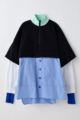 【ナゴンスタンス/nagonstans】のlayered long-sleeves/プルオーバー 人気、トレンドファッション・服の通販 founy(ファニー) ファッション Fashion レディースファッション Fashion for Women トップス・カットソー Cut & Sew Tops シャツ・ブラウス・オフィスカジュアル Elegant Blouses & Button-Ups ロングTシャツ・Tシャツ Longline T-Shirts & Tees カジュアルプルオーバー・ニットトップス Pullovers & Knit Tops / Casual Pullovers カットソー・ベーシックTシャツ Cut-and-Sewn Tops / Stretch Tees & Basics カットソー Cut and Sewn Top ストレッチ Stretch, Stretchy Fabric スリーブ Sleeve, Long Sleeve / Short Sleeve ドッキング Docking, Mixed Material ロング Long, Long-Length 新作・新入荷 New Arrivals / New In |ID:prp329100004631705
