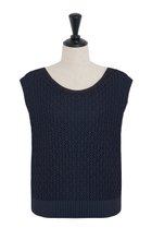 【デイジーリン/DAISY LIN】のKnit Top “Lady Tank” 人気、トレンドファッション・服の通販 founy(ファニー) ファッション Fashion レディースファッション Fashion for Women トップス・カットソー Cut & Sew Tops ニット Knit Tops & Sweaters カジュアルプルオーバー・ニットトップス Pullovers & Knit Tops / Casual Pullovers インナー Innerwear ウォッシャブル Machine Washable エレガント 上品 Elegant 洗える Machine Washable シアー Sheer, See-Through シンプル Simple, Minimal ハンド Hand, Handmade 夏 Summer 新作・新入荷 New Arrivals / New In thumbnail ミッドナイトブルー|ID: prp329100004631709 ipo3291000000033330081