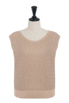 【デイジーリン/DAISY LIN】のKnit Top “Lady Tank” 人気、トレンドファッション・服の通販 founy(ファニー) ファッション Fashion レディースファッション Fashion for Women トップス・カットソー Cut & Sew Tops ニット Knit Tops & Sweaters カジュアルプルオーバー・ニットトップス Pullovers & Knit Tops / Casual Pullovers インナー Innerwear ウォッシャブル Machine Washable エレガント 上品 Elegant 洗える Machine Washable シアー Sheer, See-Through シンプル Simple, Minimal ハンド Hand, Handmade 夏 Summer thumbnail ベージュ|ID: prp329100004631709 ipo3291000000035651648