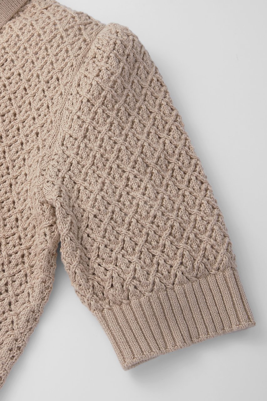 【デイジーリン/DAISY LIN】のKnit polo shirt “Pineapple Puff ” 人気、トレンドファッション・服の通販 founy(ファニー) ファッション Fashion レディースファッション Fashion for Women トップス・カットソー Cut & Sew Tops ニット Knit Tops & Sweaters シャツ・ブラウス・オフィスカジュアル Elegant Blouses & Button-Ups ポロシャツ・きれいめカジュアル Smart-Casual Polo Tops カジュアルプルオーバー・ニットトップス Pullovers & Knit Tops / Casual Pullovers インナー Innerwear ウォッシャブル Machine Washable 洗える Machine Washable シアー Sheer, See-Through 手編み Hand-Knitted, Handmade Knit フレアースカート Flared Skirt, A-Line Skirt ポロシャツ Polo Shirt, Collared Tee ワイド Wide, Wide Fit エレガント 上品 Elegant other-4|ID: prp329100004631710 ipo3291000000036490814