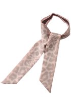 【アナイ/ANAYI】のレオパードコンビPT細巾スカーフ ライトピンク|ID: prp329100004632761 ipo3291000000035562303