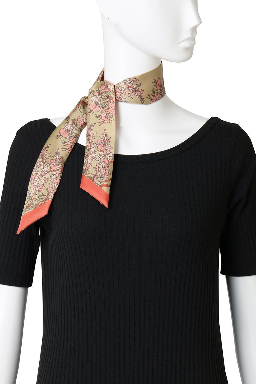 【アナイ/ANAYI】のフラワー×ベルトPT細巾スカーフ 人気、トレンドファッション・服の通販 founy(ファニー) 　ファッション　Fashion　レディースファッション　Fashion for Women　ストール　Soft & Warm Scarves　ベルト&ウエストマーク　Belts & Waist Accessories　マフラー・スヌード / 冬小物の定番　Scarves & Mufflers　なめらか　Smooth, Silky Texture　アクセサリー　Fashion Accessories　シルク　Silk, 100% Silk　スカーフ　Scarf, Neckwear　ストール　Stole, Wrap　フェミニン　Feminine, Girly　フラワー　Flower, Floral　プリント　Print, Printed Pattern　マフラー　Scarf, Muffler　ラグジュアリー　Luxury, Elegant　other-2|ID: prp329100004632762 ipo3291000000035562312