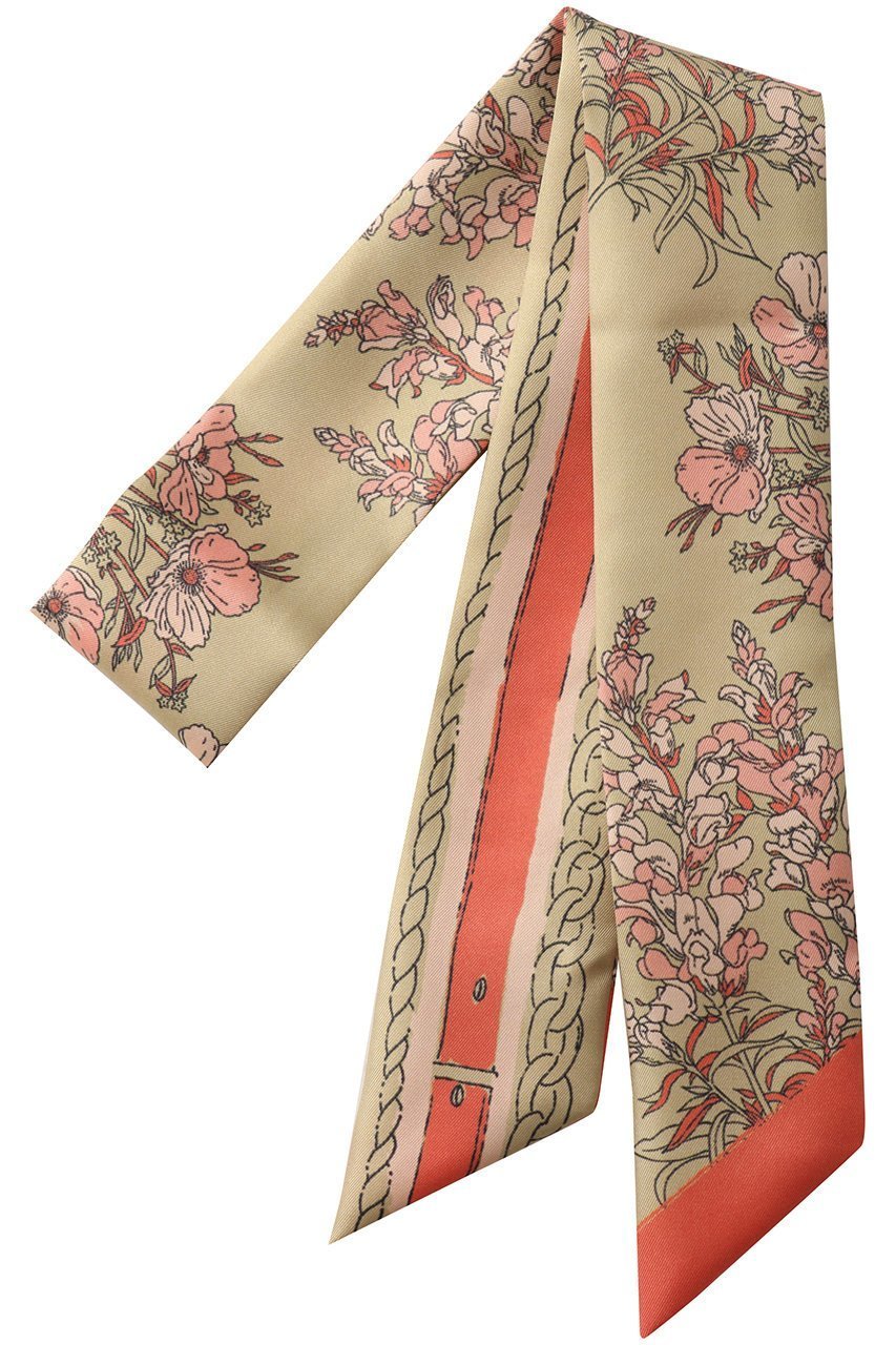 【アナイ/ANAYI】のフラワー×ベルトPT細巾スカーフ 人気、トレンドファッション・服の通販 founy(ファニー) 　ファッション　Fashion　レディースファッション　Fashion for Women　ストール　Soft & Warm Scarves　ベルト&ウエストマーク　Belts & Waist Accessories　マフラー・スヌード / 冬小物の定番　Scarves & Mufflers　なめらか　Smooth, Silky Texture　アクセサリー　Fashion Accessories　シルク　Silk, 100% Silk　スカーフ　Scarf, Neckwear　ストール　Stole, Wrap　フェミニン　Feminine, Girly　フラワー　Flower, Floral　プリント　Print, Printed Pattern　マフラー　Scarf, Muffler　ラグジュアリー　Luxury, Elegant　other-3|ID: prp329100004632762 ipo3291000000035562314