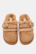 【スティーブマデン/STEVE MADDEN】のCOZY-UP ファーバックルサボ TAN|ID:prp329100004632774