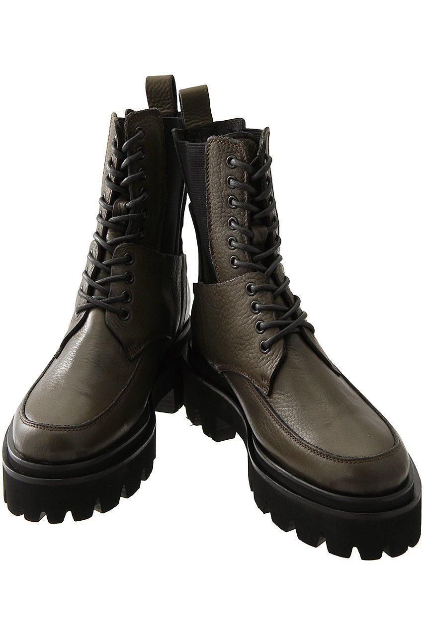 【ピアッカセッテ/ph7+】のサイドゴアレースアップショートブーツ 人気、トレンドファッション・服の通販 founy(ファニー) 　ファッション　Fashion　レディースファッション　Fashion for Women　ショート　Short, Short Length　トレンド　Trend, Trending Now　人気　Popular, Best Seller　厚底　Platform Shoes　定番　Standard, Basic Item　other-6|ID: prp329100004632776 ipo3291000000036495570