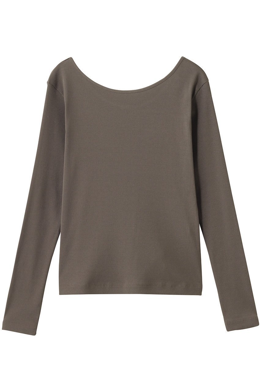 【アナイ/ANAYI】のコットンテレコボートネックプルオーバー インテリア・キッズ・メンズ・レディースファッション・服の通販 founy(ファニー) 　ファッション　Fashion　レディースファッション　Fashion for Women　トップス・カットソー　Cut & Sew Tops　シャツ・ブラウス・オフィスカジュアル　Elegant Blouses & Button-Ups　ロングTシャツ・Tシャツ　Longline T-Shirts & Tees　カジュアルプルオーバー・ニットトップス　Pullovers & Knit Tops / Casual Pullovers　カットソー・ベーシックTシャツ　Cut-and-Sewn Tops / Stretch Tees & Basics　2025年　2025　2025-2026秋冬・A/W　Autumn/Winter 2025–26 AW25–26　インナー　Innerwear　シンプル　Simple, Minimal　スリーブ　Sleeve, Long Sleeve / Short Sleeve　テレコ　Ribbed, Rib Stitch　フィット　Fit, Slim Fit　ベーシック　Basic, Essential　ロング　Long, Long-Length　A/W・秋冬　Autumn/Winter　カーキ|ID: prp329100004632778 ipo3291000000033341442