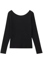 【アナイ/ANAYI】のコットンテレコボートネックプルオーバー ブラック|ID:prp329100004632778