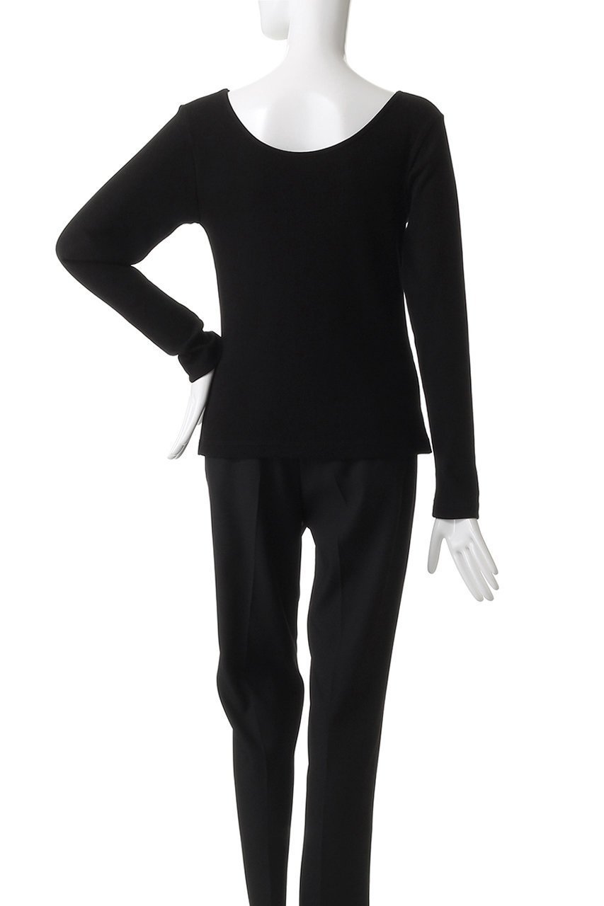 【アナイ/ANAYI】のコットンテレコボートネックプルオーバー 人気、トレンドファッション・服の通販 founy(ファニー) 　ファッション　Fashion　レディースファッション　Fashion for Women　トップス・カットソー　Cut & Sew Tops　シャツ・ブラウス・オフィスカジュアル　Elegant Blouses & Button-Ups　ロングTシャツ・Tシャツ　Longline T-Shirts & Tees　カジュアルプルオーバー・ニットトップス　Pullovers & Knit Tops / Casual Pullovers　カットソー・ベーシックTシャツ　Cut-and-Sewn Tops / Stretch Tees & Basics　2025年　2025　2025-2026秋冬・A/W　Autumn/Winter 2025–26 AW25–26　インナー　Innerwear　シンプル　Simple, Minimal　スリーブ　Sleeve, Long Sleeve / Short Sleeve　テレコ　Ribbed, Rib Stitch　フィット　Fit, Slim Fit　ベーシック　Basic, Essential　ロング　Long, Long-Length　A/W・秋冬　Autumn/Winter　other-4|ID: prp329100004632778 ipo3291000000033341446
