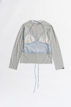 【プランク プロジェクト/PRANK PROJECT】のランジェリーコンビトップ / Lingerie Combi Top GRY(グレー)|ID: prp329100004632782 ipo3291000000033341475