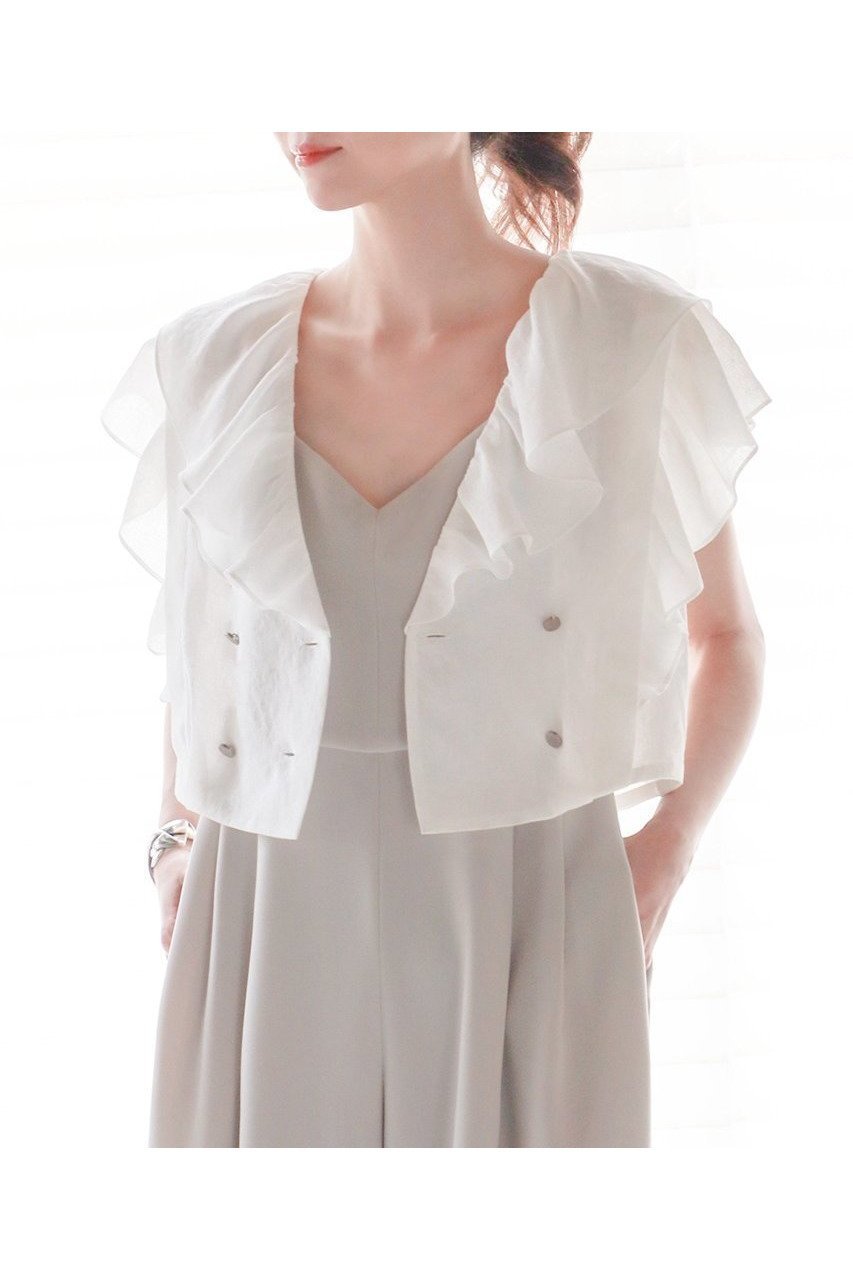 【デイジーリン/DAISY LIN】のFrill Top “Daisy Daisy” 人気、トレンドファッション・服の通販 founy(ファニー) 　ファッション　Fashion　レディースファッション　Fashion for Women　トップス・カットソー　Cut & Sew Tops　キャミソール&ノースリーブ　Camisoles & Sleeveless Tops　シャツ・ブラウス・オフィスカジュアル　Elegant Blouses & Button-Ups　ロングTシャツ・Tシャツ　Longline T-Shirts & Tees　カットソー・ベーシックTシャツ　Cut-and-Sewn Tops / Stretch Tees & Basics　キャミソール　Camisole, Spaghetti Strap Top　タンク　Tank Top, Sleeveless Top　バランス　Balance, Style Balance　フリル　Frill, Ruffle　フロント　Front, Front Design　ランダム　Random, Irregular　おすすめ　Recommended / Our Picks　夏　Summer　旅行　Travel　エレガント 上品　Elegant　新作・新入荷　New Arrivals / New In　other-3|ID: prp329100004632784 ipo3291000000033341493