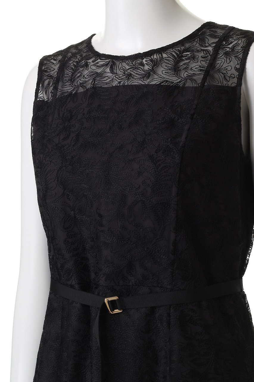 【アナイ/ANAYI】のレースフラワーチュールフレアワンピース 人気、トレンドファッション・服の通販 founy(ファニー) 　ファッション　Fashion　レディースファッション　Fashion for Women　ワンピース　Dresses　チュニック　Tunic Tops & Dresses　エレガント 上品　Elegant　ジュエリー　Jewelry, Accessories　チュニック　Tunic, Long Top　チュール　Tulip, Tulip Motif　フィット　Fit, Slim Fit　フレア　Flare, Flared　レース　Lace, Lace Fabric　ロング　Long, Long-Length　other-5|ID: prp329100004632785 ipo3291000000035562399